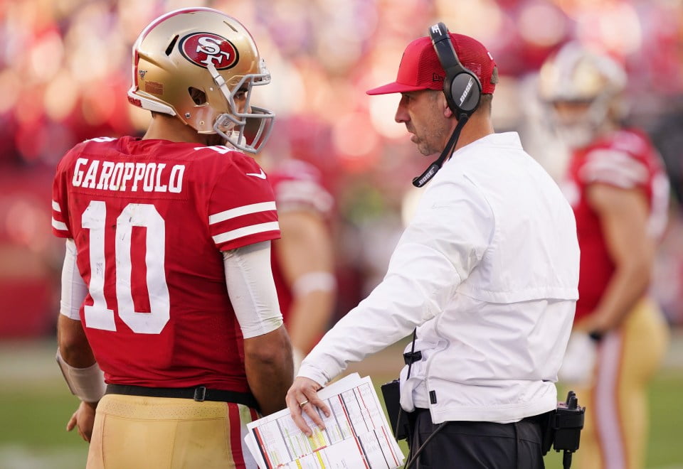 49ers' Kyle Shanahan defends Jimmy Garoppolo run plays vs