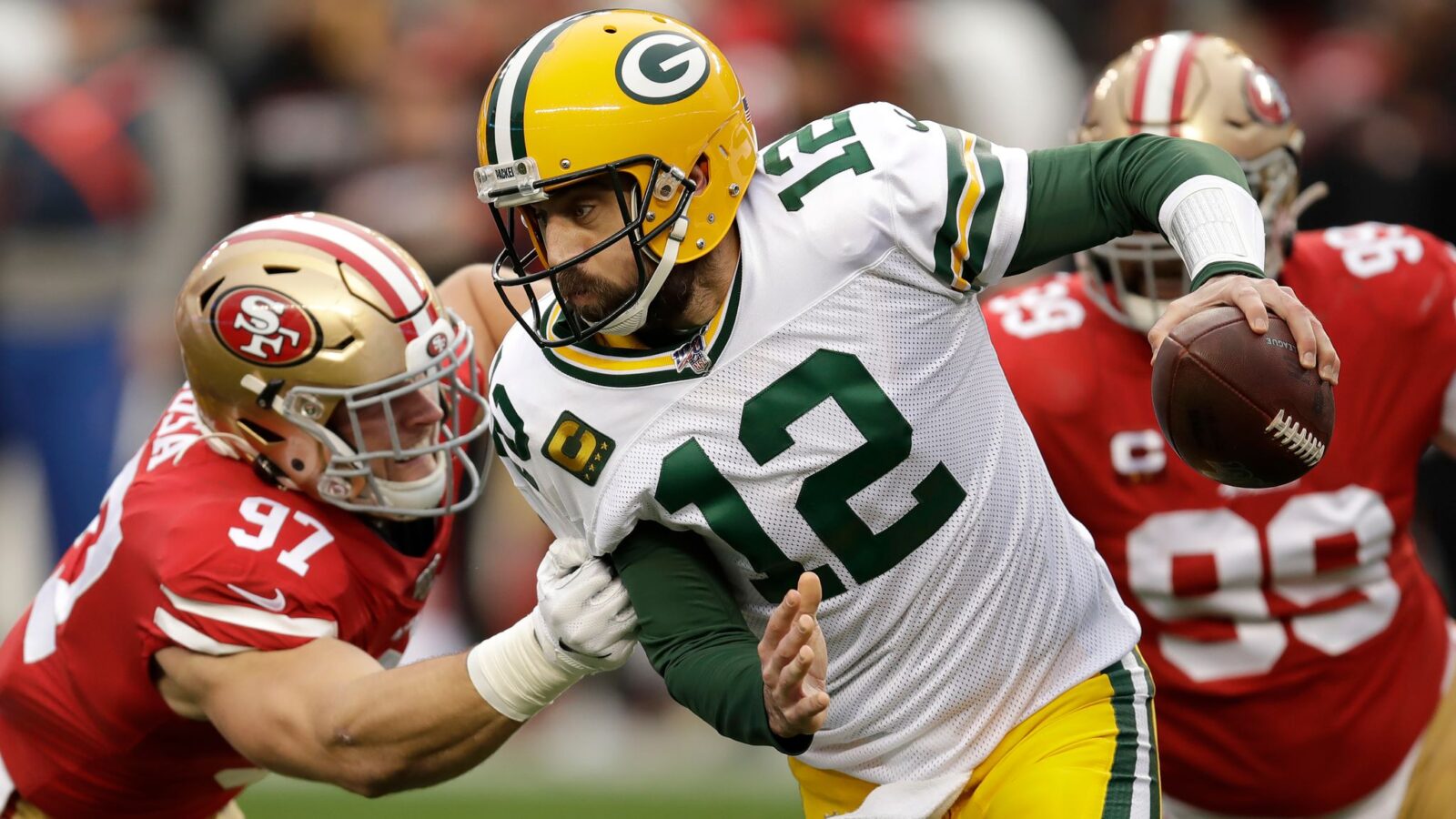 San Francisco 49ers beat Green Bay Packers at frozen Lambeau Field